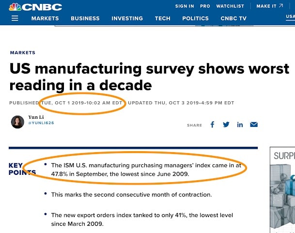CNBC Headline